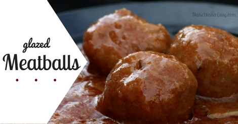 glazed meatballs recipe