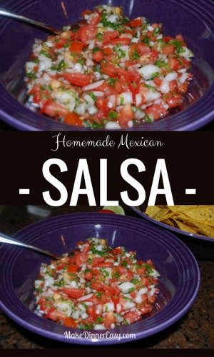 homemade mexican salsa